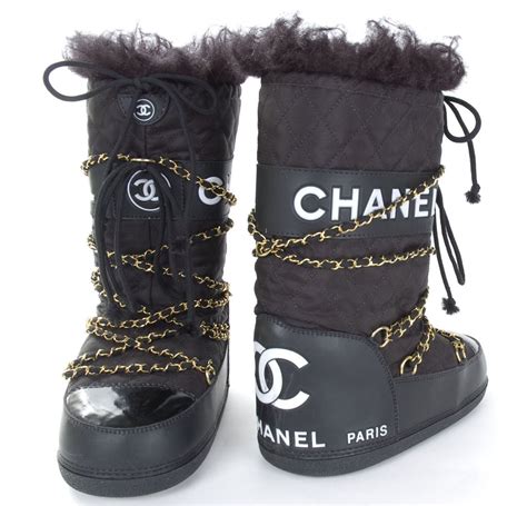 chanel ski boots men|Chanel high heeled shoes.